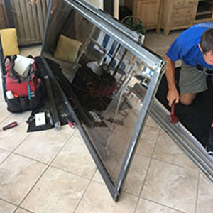 sliding glass door frame repair Santa Rosa